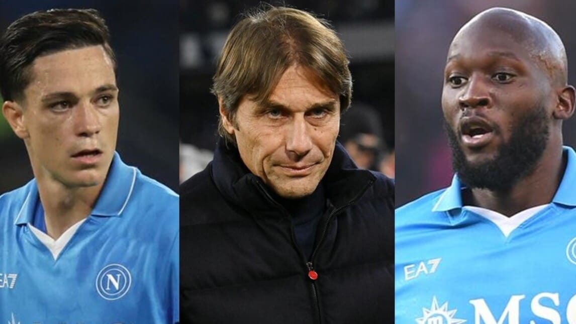 Napoli, doppia sfida contro la Lazio: le due formazioni di Conte