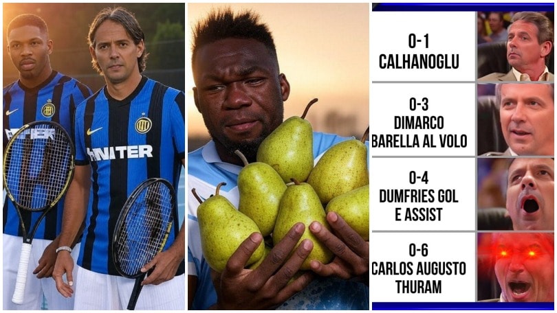 La Lazio perde 6-0 contro l'Inter: spuntano le ironie sui social