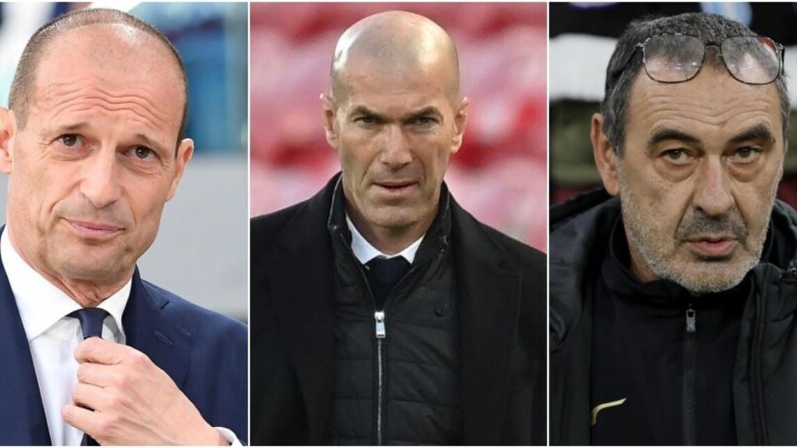 Da Allegri a Zidane, quanti big sul mercato: tutti gli allenatori senza panchina