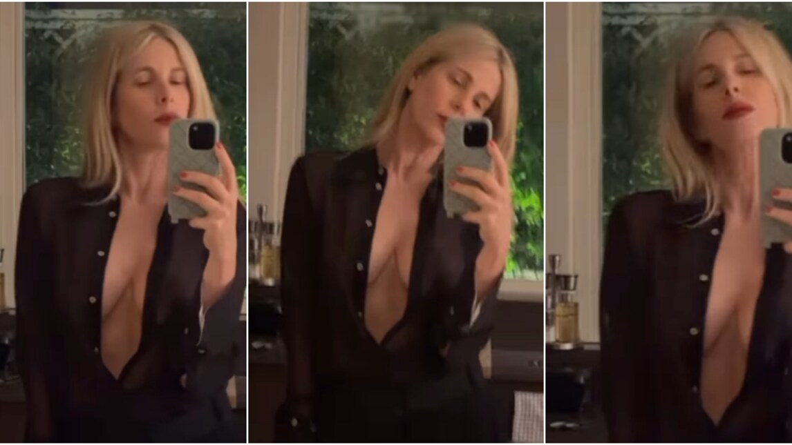 Alessia Marcuzzi super sexy: le trasparenze fanno impazzire i social