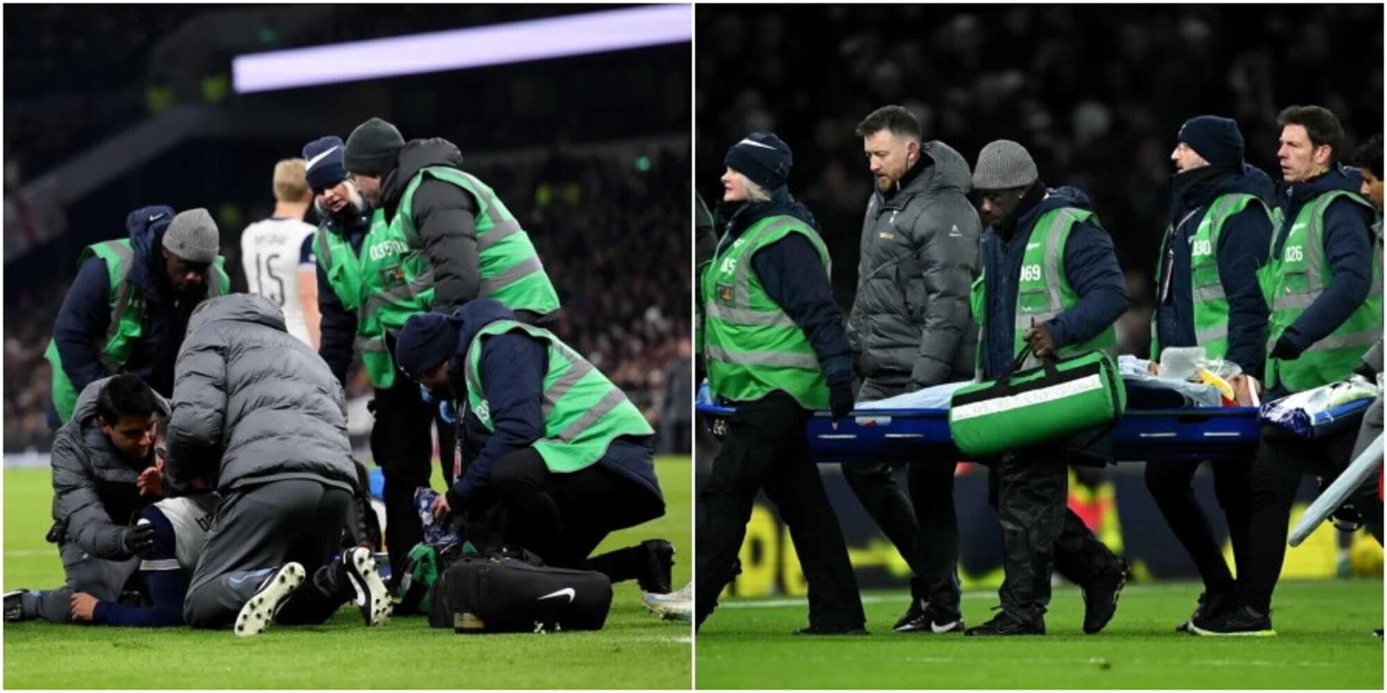 Bentancur, malore durante Tottenham-Liverpool: le immagini