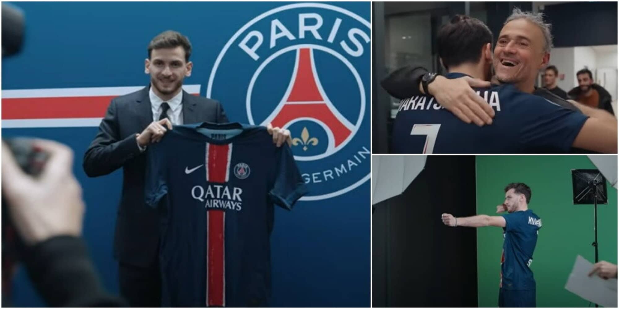 Kvaratskhelia, primo giorno da ex Napoli al Psg: le immagini