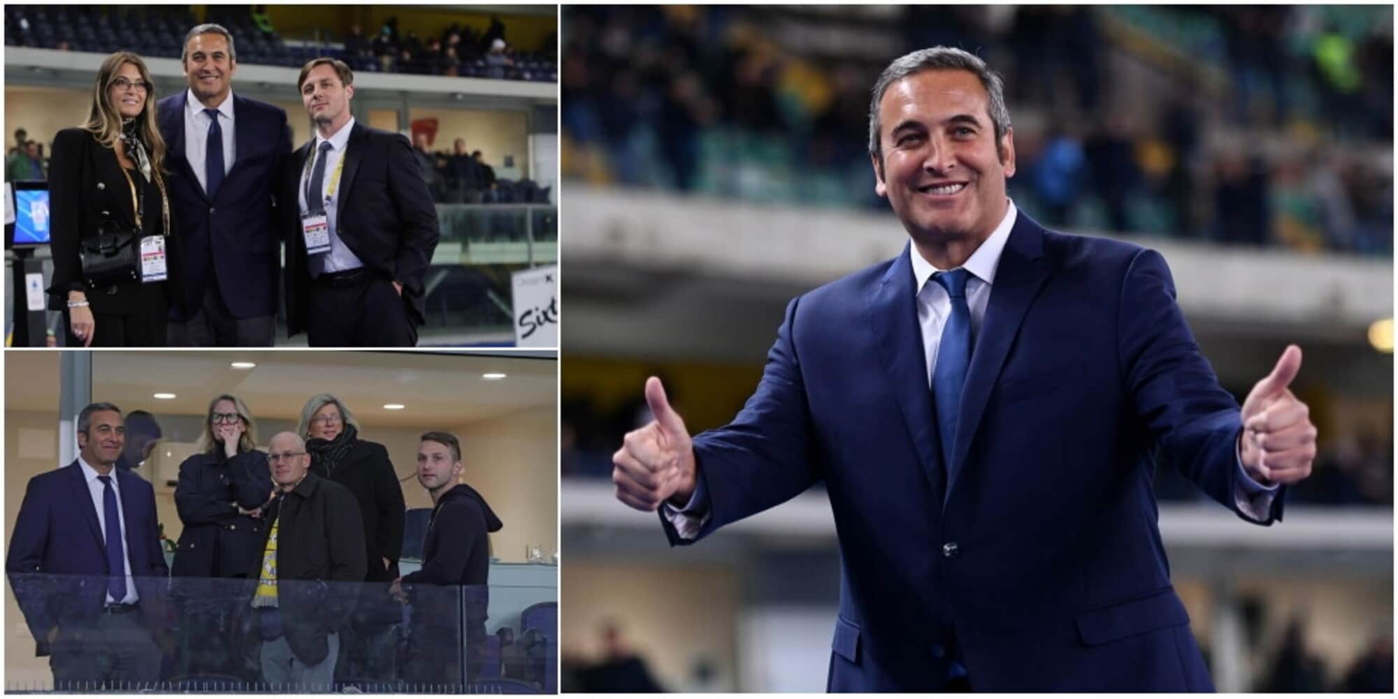 Zanzi, quasi un derby con la Lazio alla prima da presidente del Verona