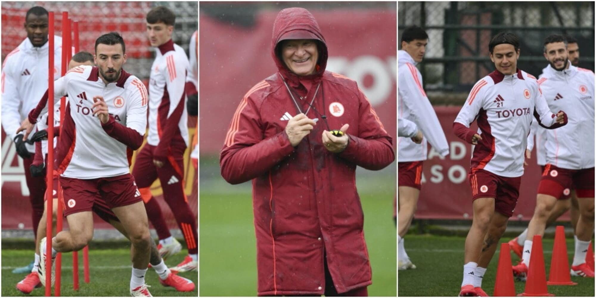 Roma, Cristante torna in gruppo: l'allenamento a Trigoria verso l'Europa League