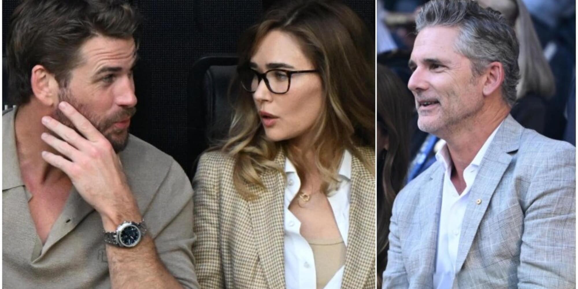 Da Liam Hemsworth a Eric Bana: tutti i vip in tribuna per Sinner-Zverev