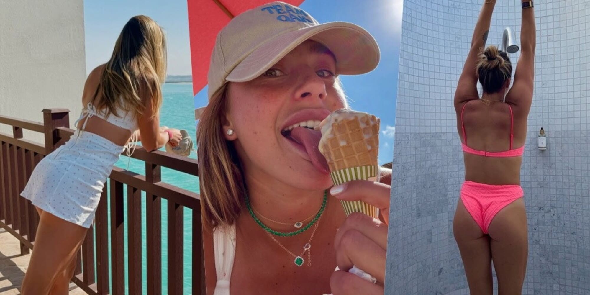 Sabalenka, il gelato e la doccia in costume fanno impazzire i social