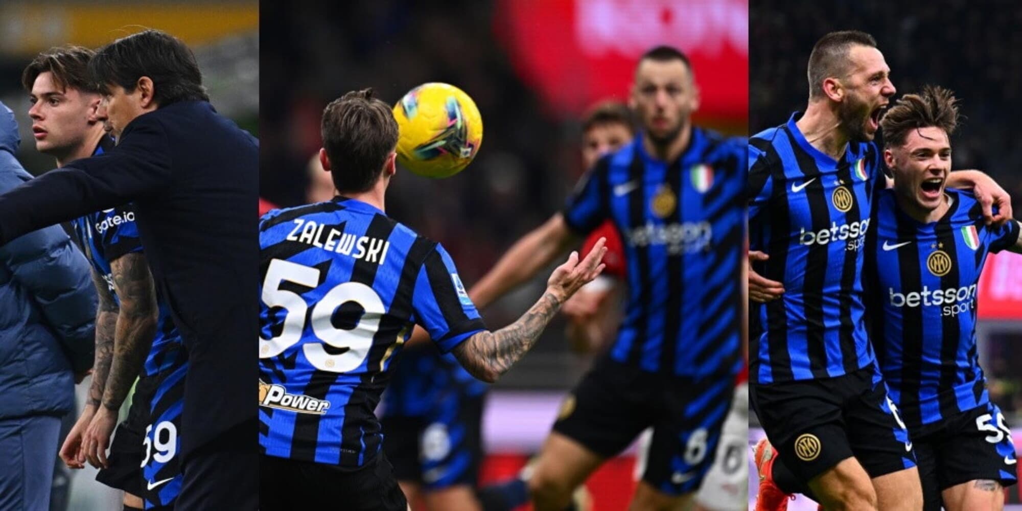 Zalewski, esordio all'Inter da sogno nel derby: assist decisivo al 93'!