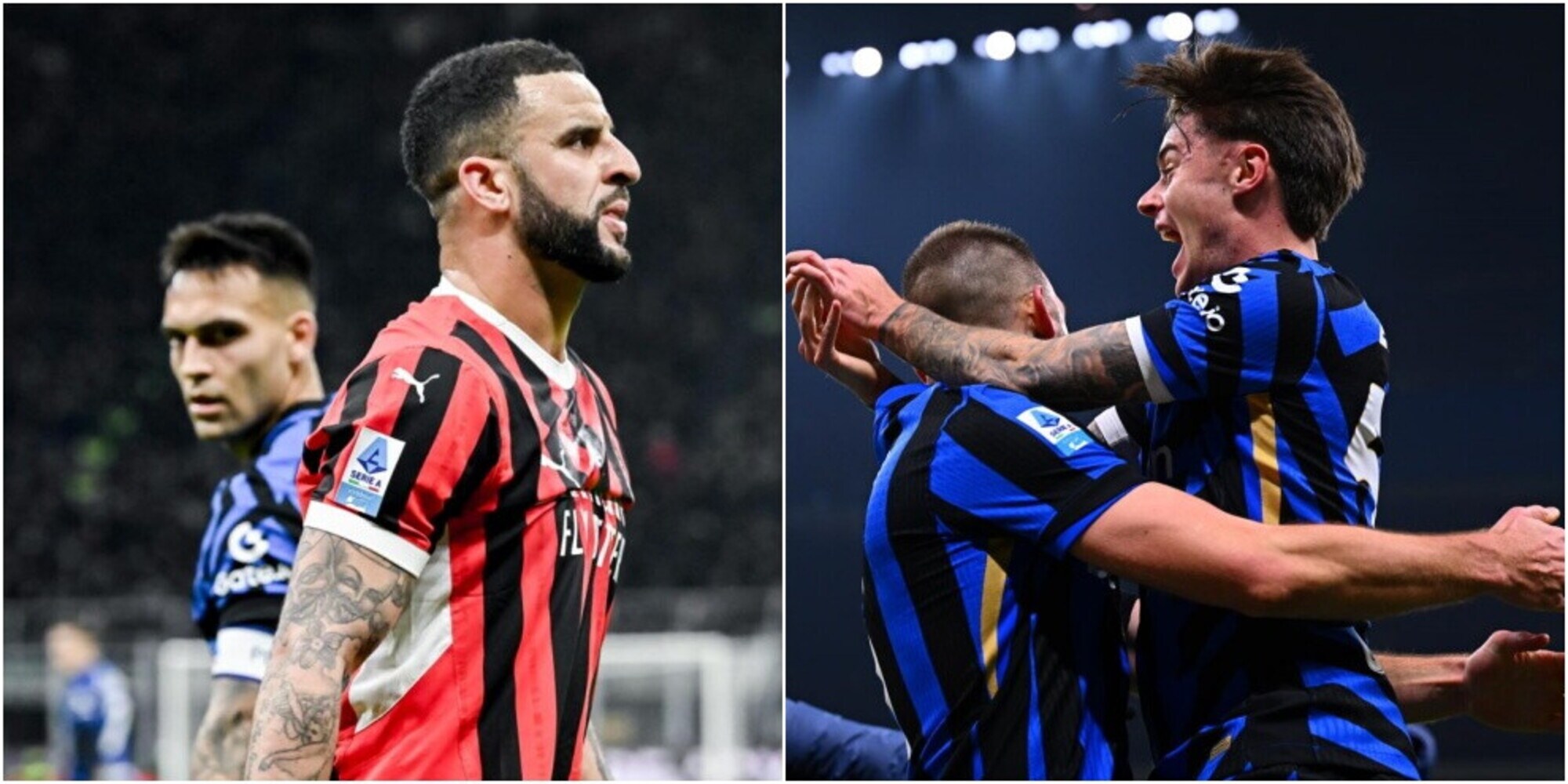 Milan-Inter, le pagelle del derby: Walker migliora, Zalewski incide