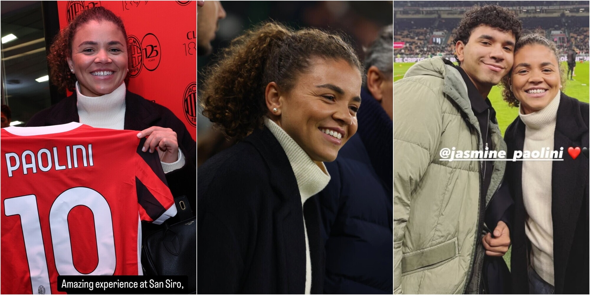 Jasmine Paolini come Sinner, tifosa del Milan: a San Siro con il fratello