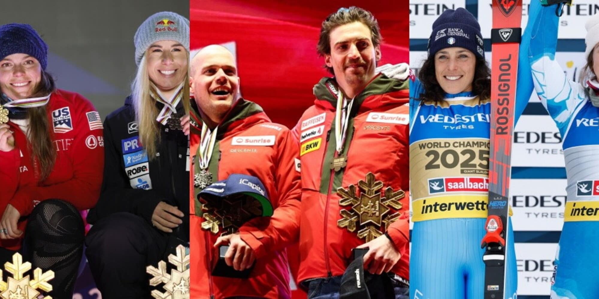 Il medagliere dei mondiali di sci: Brignone porta l'Italia al secondo posto