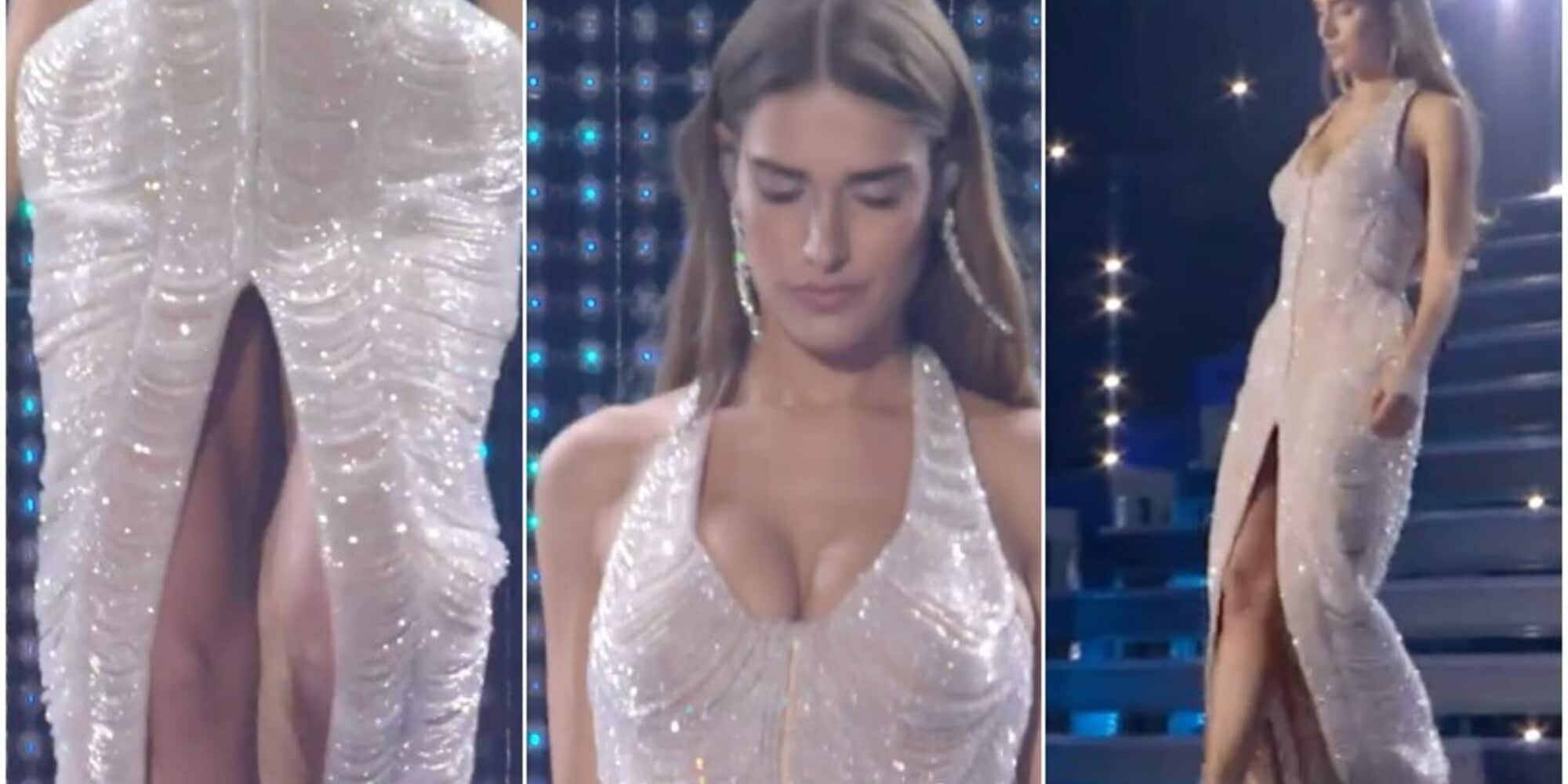 Clara incanta sulla scalinata dell'Ariston: la sua discesa sul palco infiamma i social