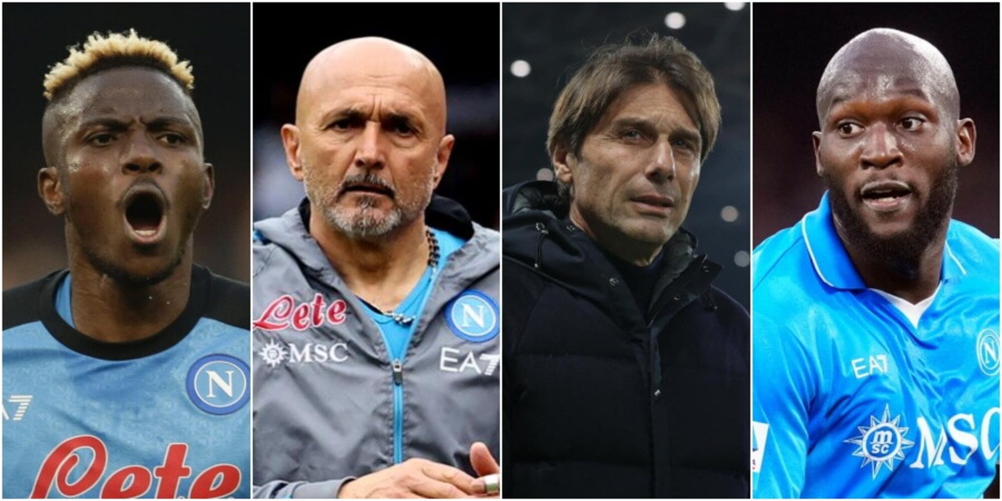 Da Spalletti a Conte: le due formazioni del Napoli a confronto