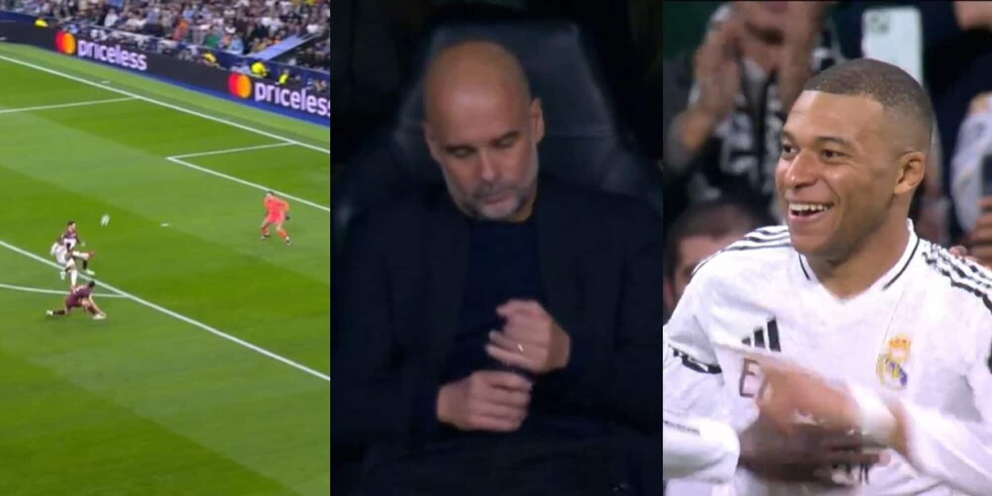 La magia di Mbappé è assurda: Guardiola resta impietrito