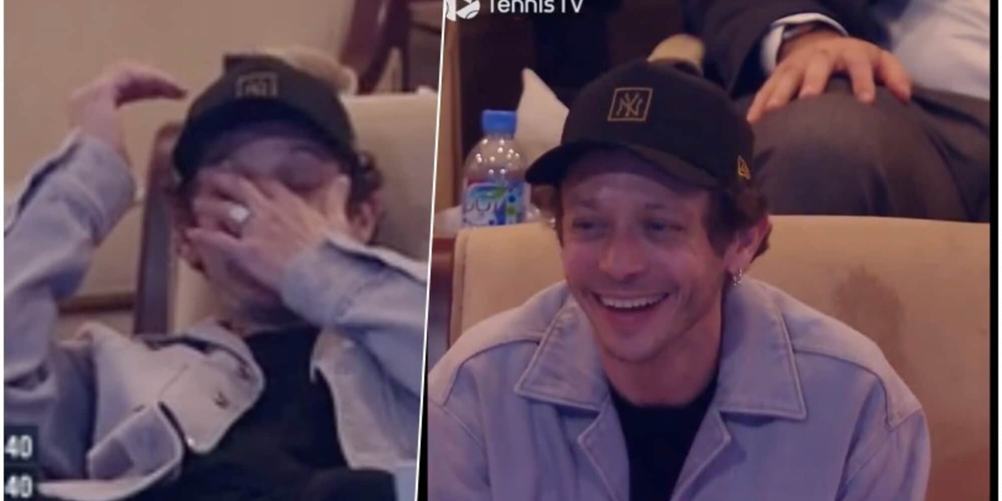 Berrettini ha un tifoso in più in tribuna a Doha: sugli spalti spunta Valentino Rossi!