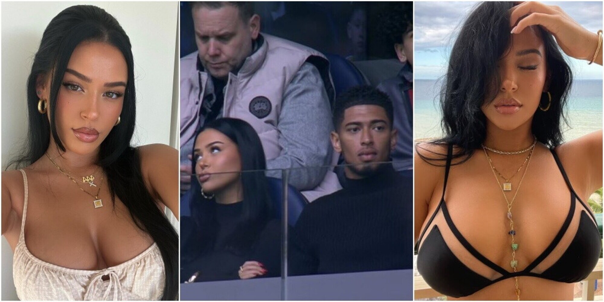 Bellingham beccato in tribuna con la nuova sexy fidanzata: chi è Ashlyn Castro