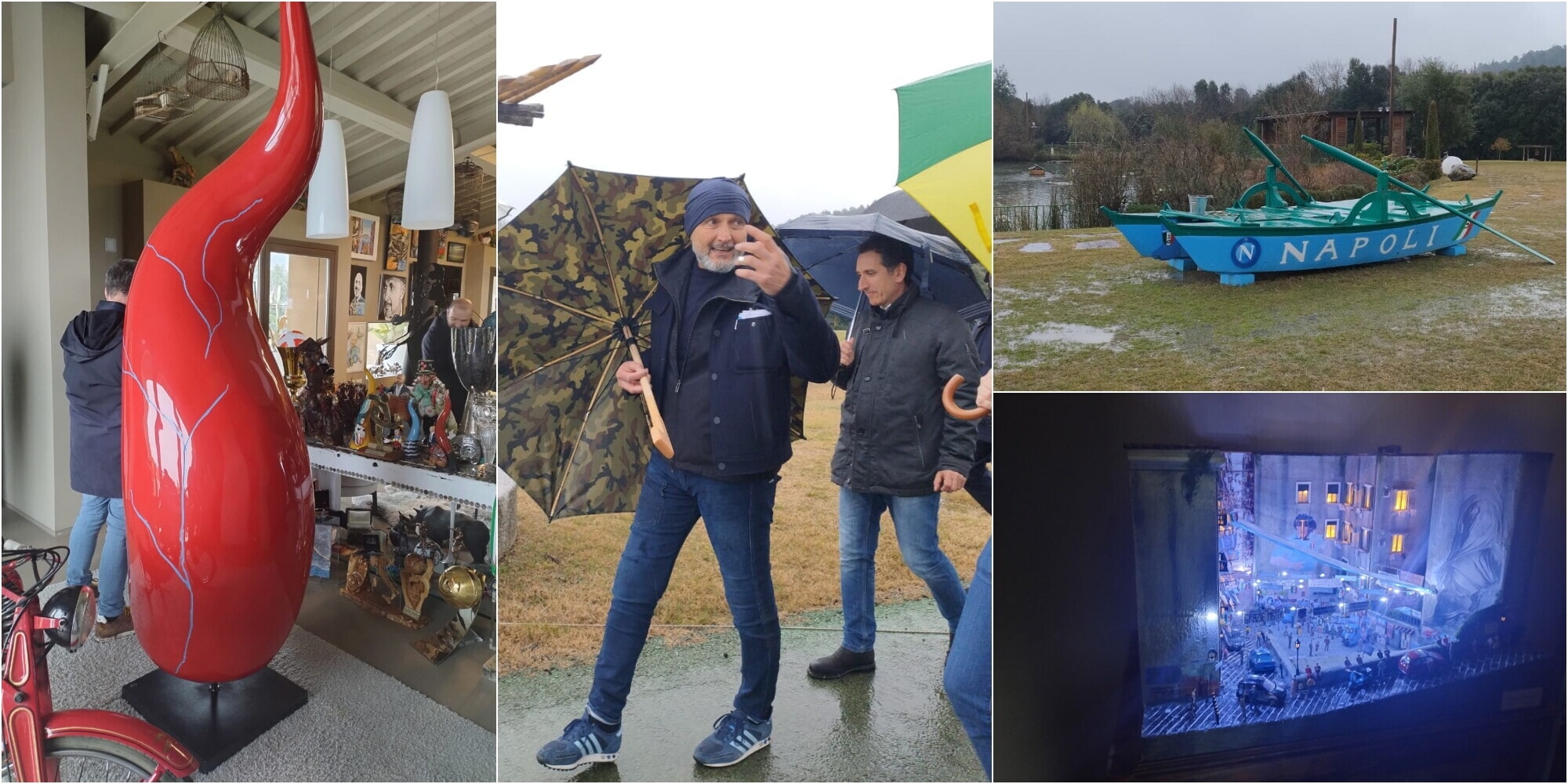 Dentro la tenuta di Spalletti a Montaione: dal pattino del Napoli al murales di Maradona, tutti i segreti