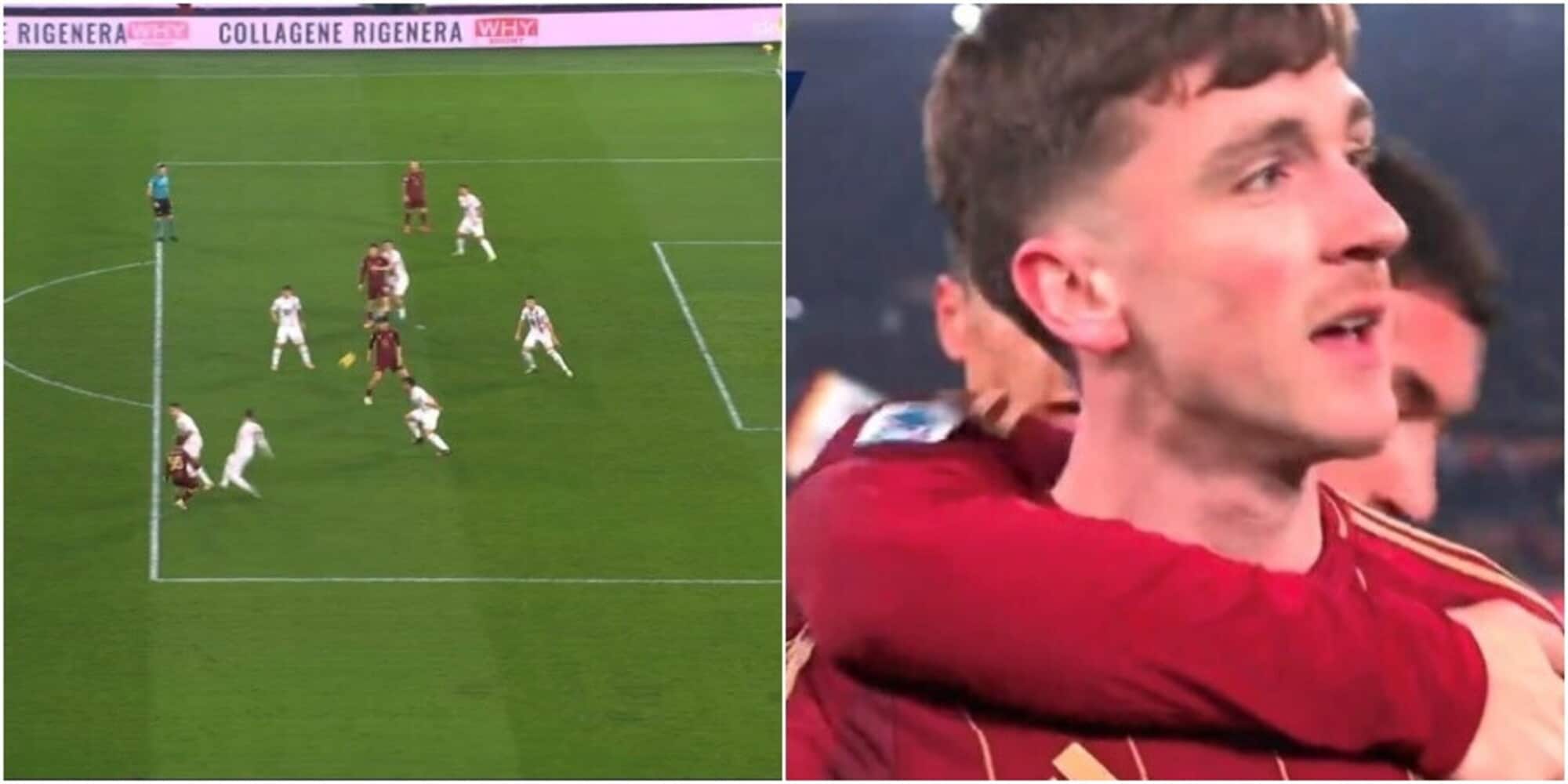 Saelemaekers, gol da urlo in Roma-Monza: la fotosequenza