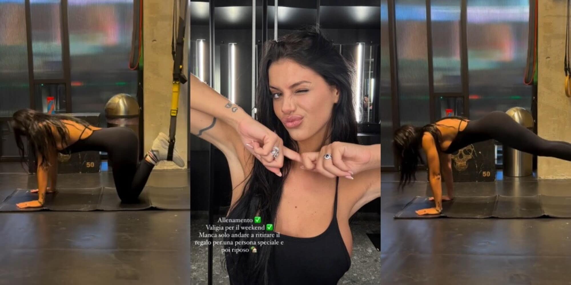 Antonella Fiordelisi, l'allenamento in palestra diventa sexy