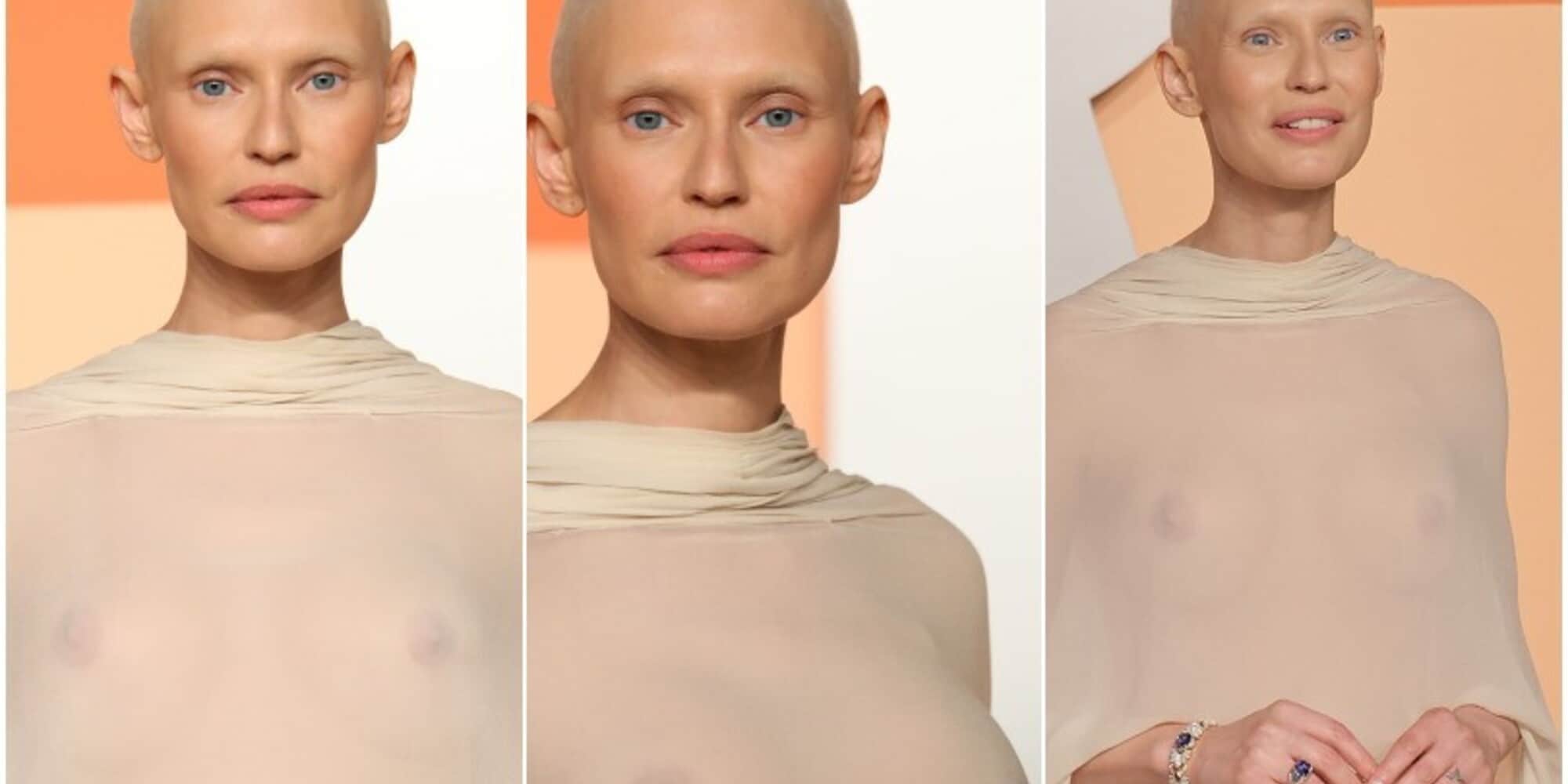 Bianca Balti, le trasparenze agli Oscar sono clamorose