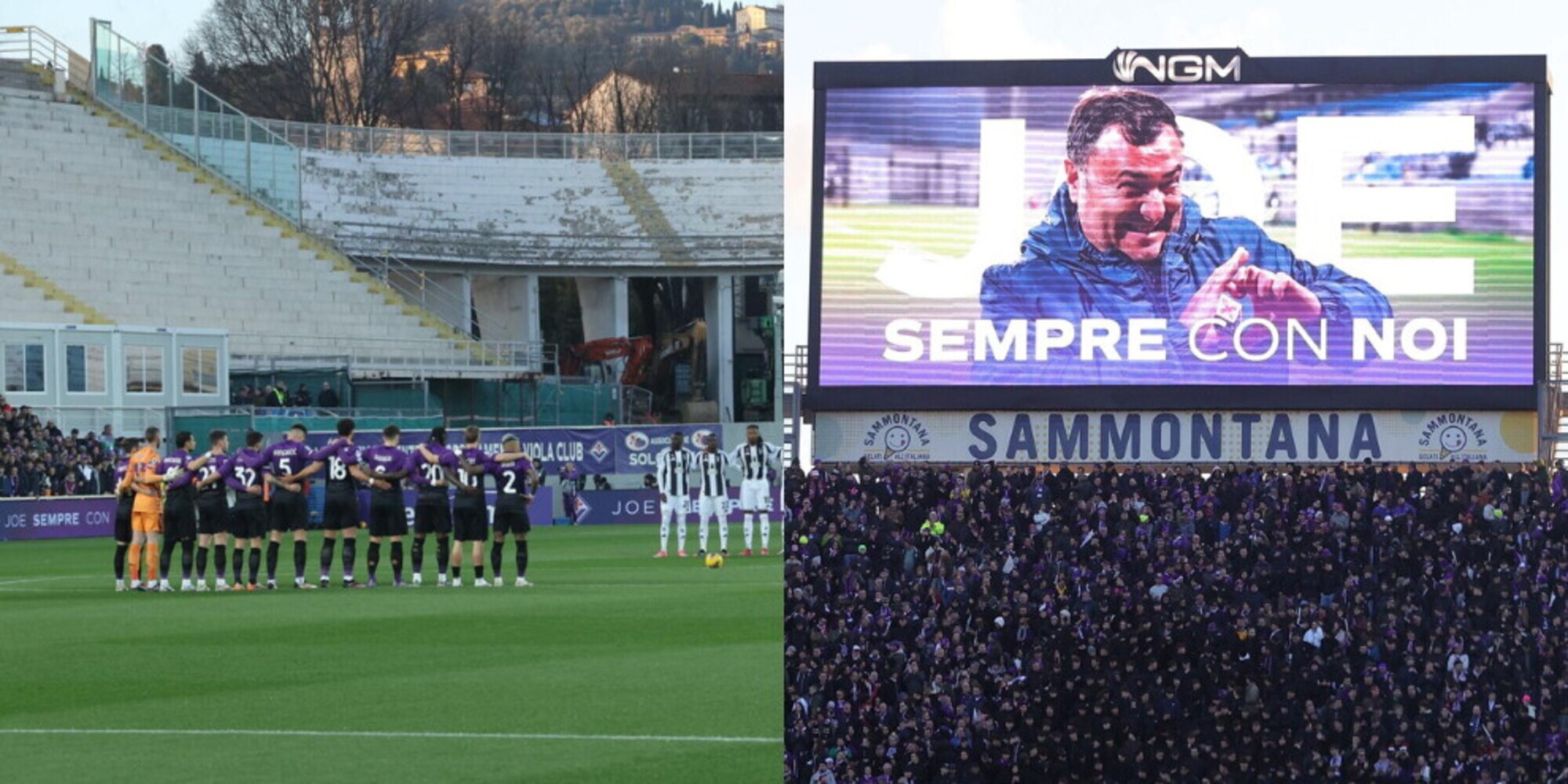 Fiorentina, l'omaggio da brividi per Joe Barone a un anno dalla scomparsa