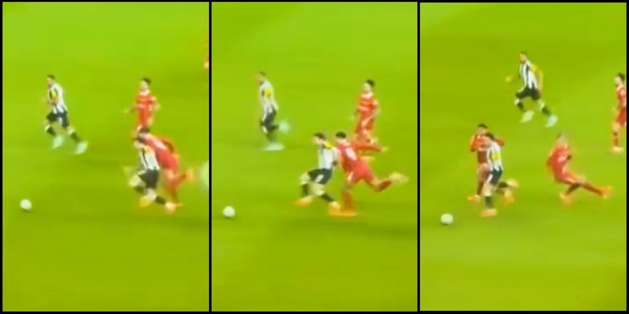 Tonali sovrasta Van Dijk nel trionfo del Newcastle a Wembley