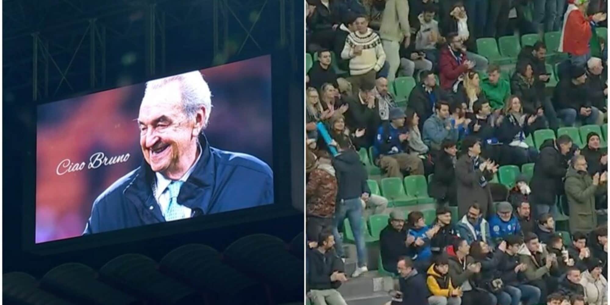 L'omaggio di San Siro a Bruno Pizzul