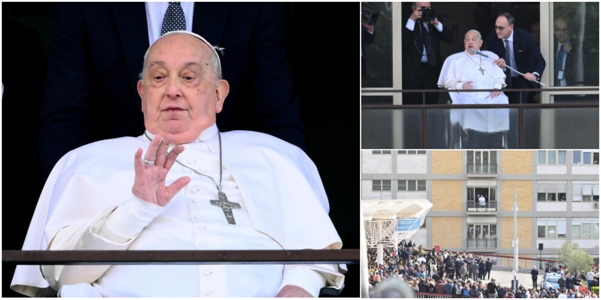 Papa Francesco si affaccia, fedeli in festa: le dimissioni dal Gemelli