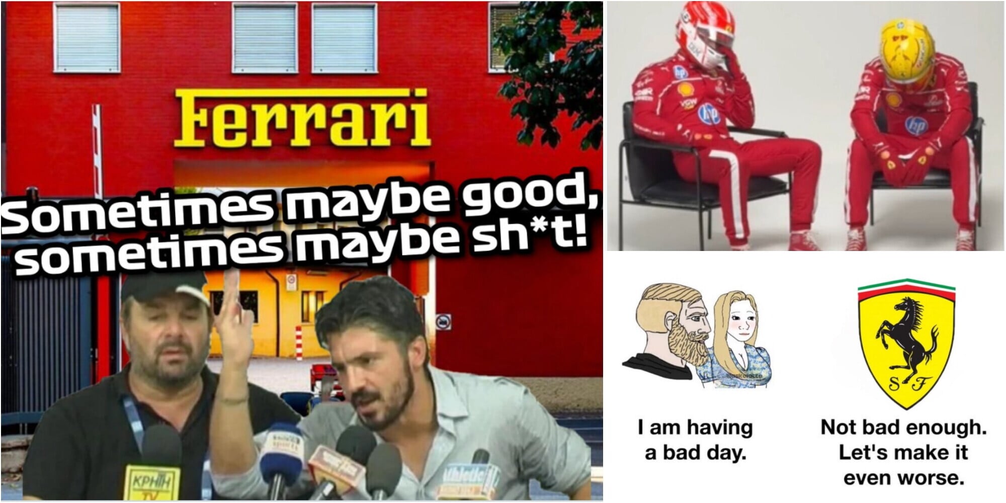 Ferrari, social impazziti: citano anche Gattuso dopo la clamorosa notizia della squalifica di Hamilton e Leclerc