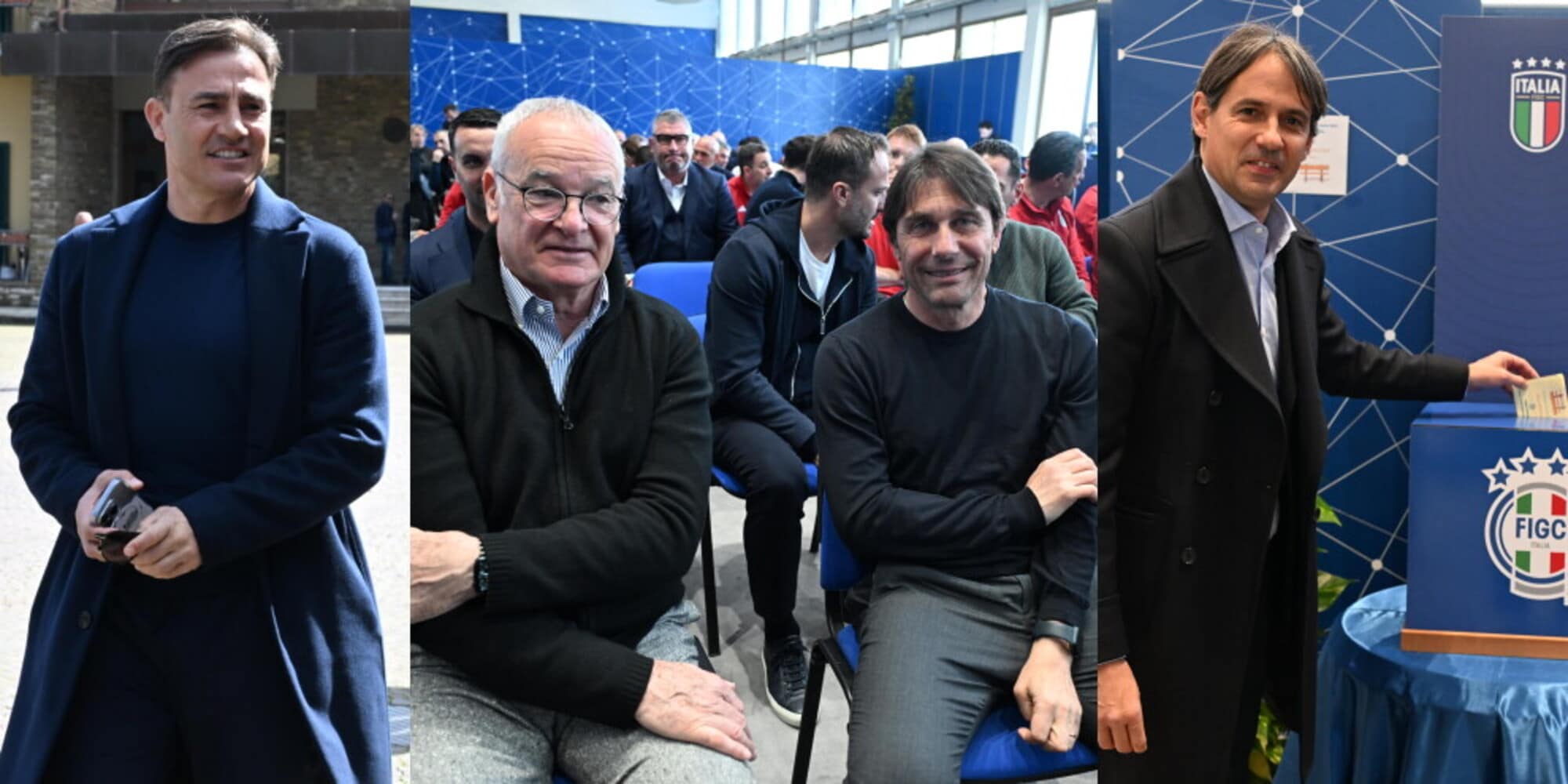 Da Ranieri a Conte, fino ai fratelli Inzaghi: parata di allenatori per la Panchina d'Oro 