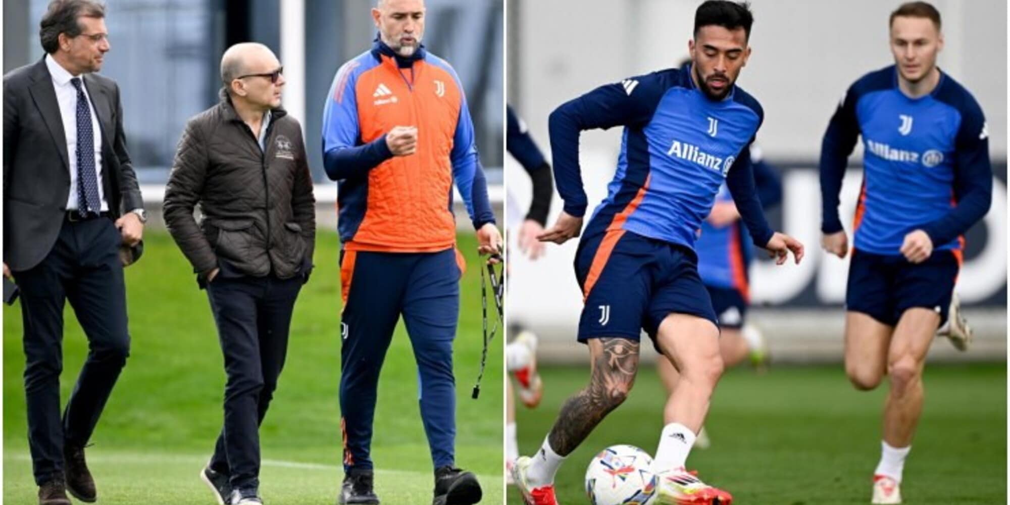 Juve, Tudor suona la carica: allenamento sotto gli occhi di Giuntoli