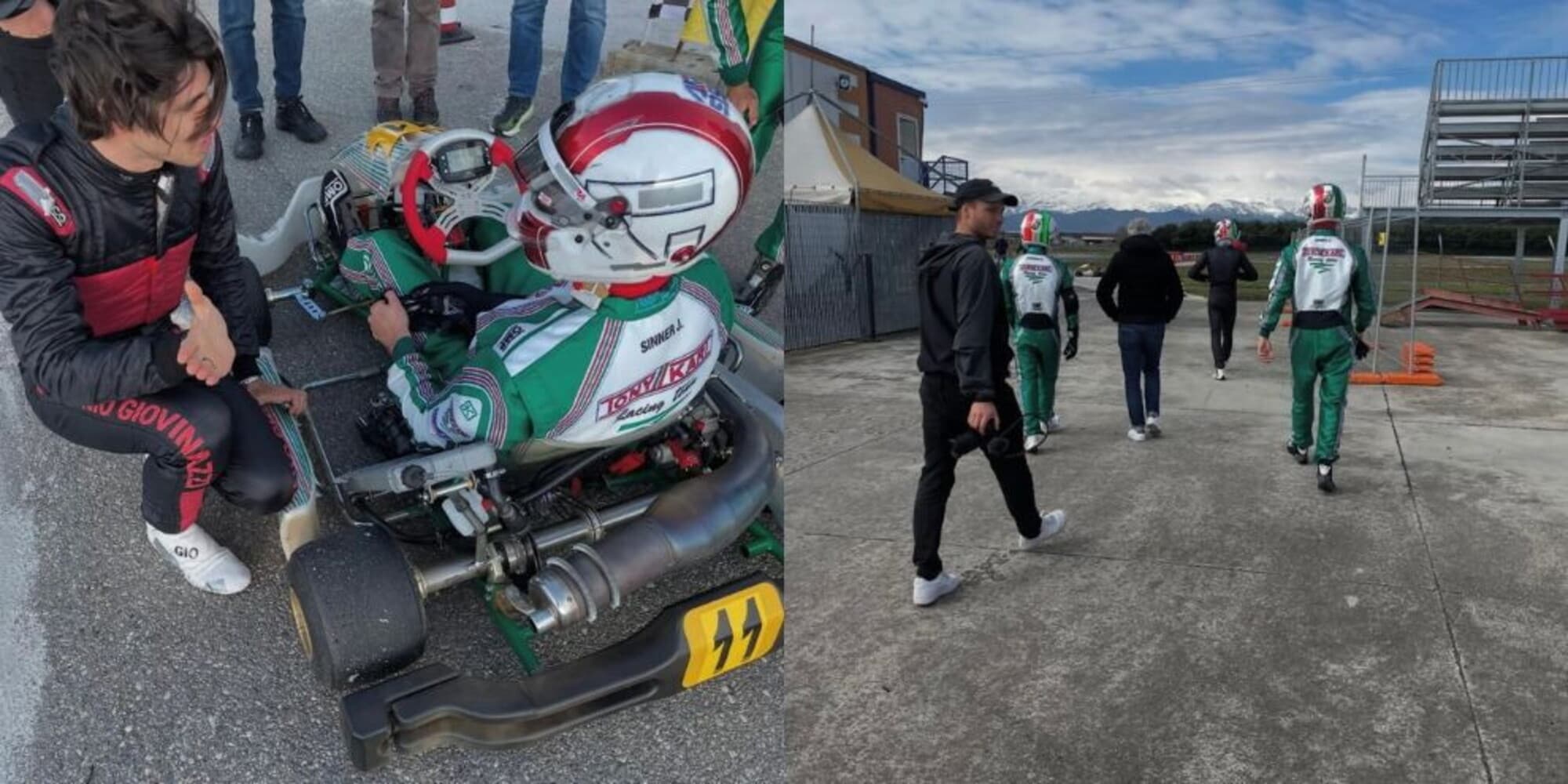 Lo riconoscete? È un campione azzurro che per un giorno sceglie a sorpresa i kart...