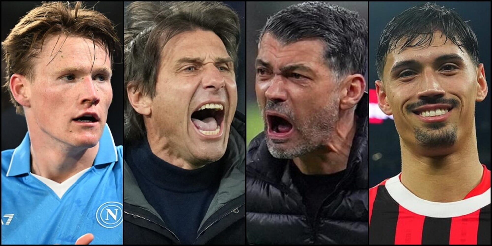 Napoli-Milan, Conte sfida Conceicao: le probabili formazioni