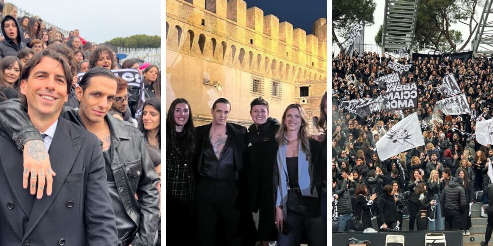 In attesa di Sinner, Achille Lauro fa impazzire il Foro Italico