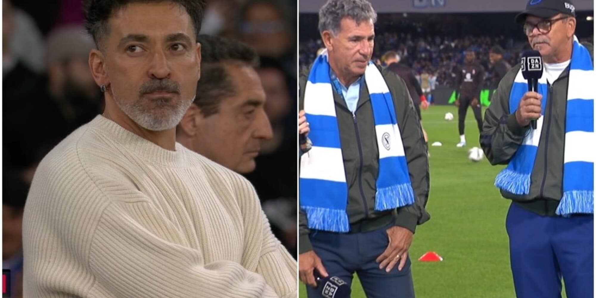 Careca, Alemao e Lavezzi al Maradona: i tifosi del Napoli impazziscono di gioia 