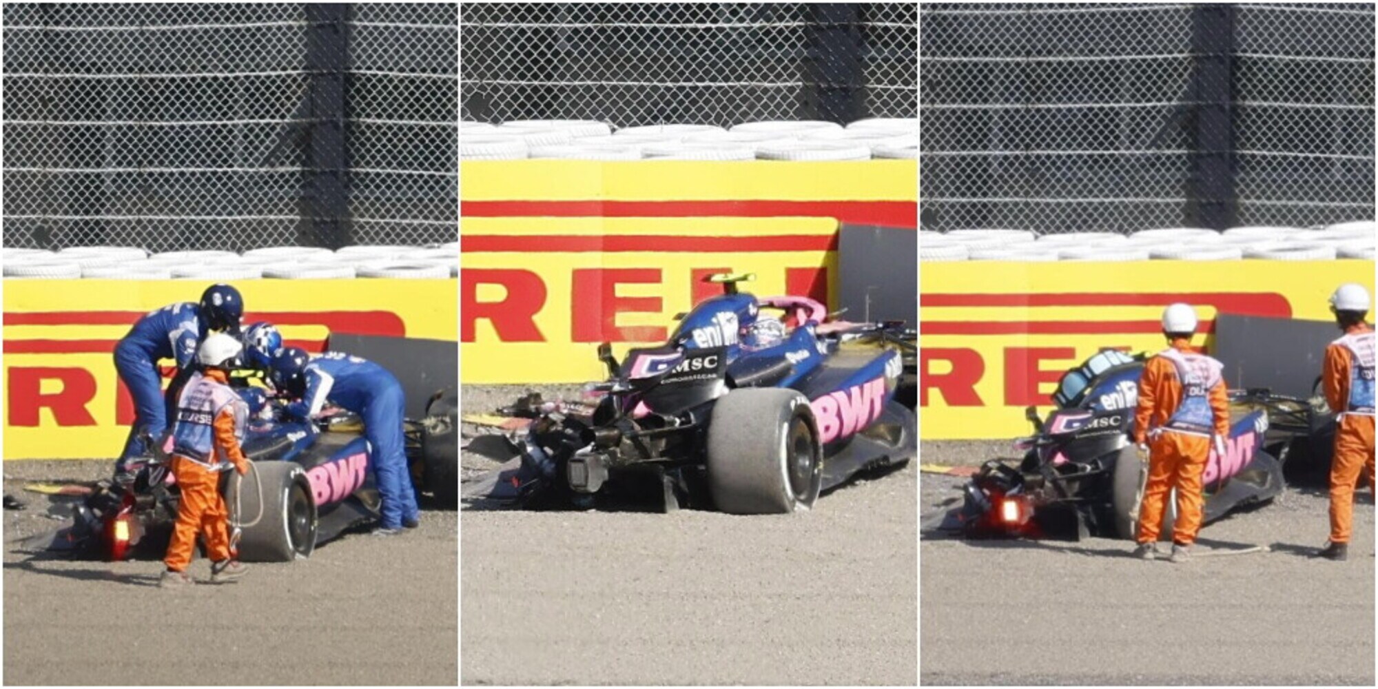 Doohan, che paura a Suzuka: la sua Alpine esce di pista a 300 km l'ora
