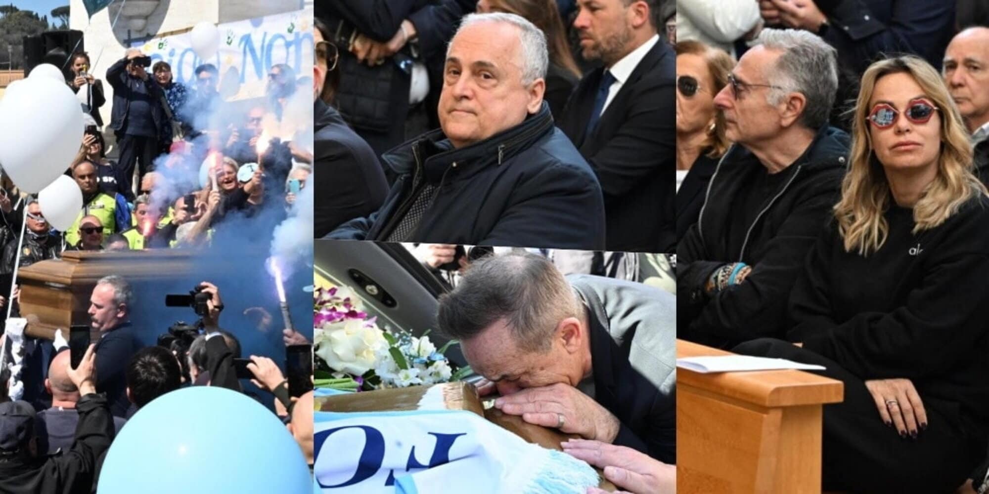 Bonolis e Bruganelli, Lotito, Radu e Tommasi: chi c'era al funerale di Suor Paola