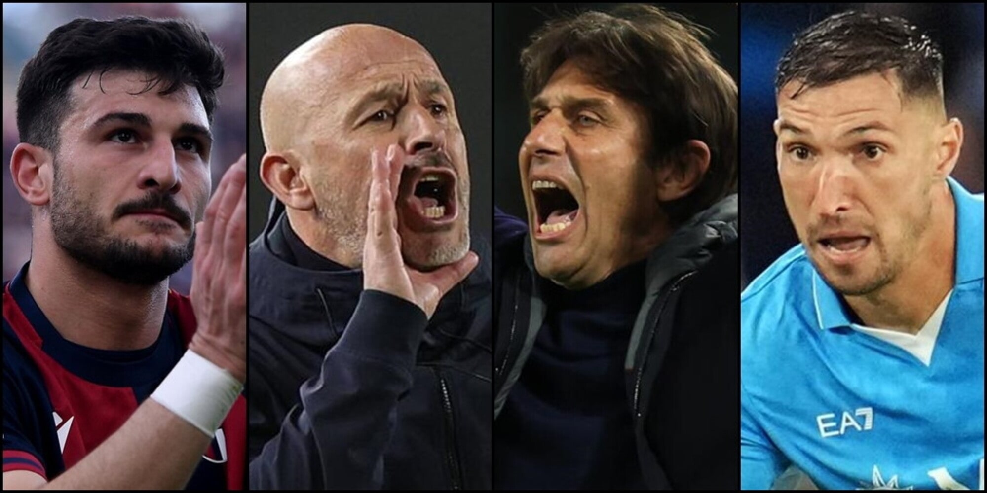 Bologna-Napoli, le formazioni ufficiali di Conte e Italiano