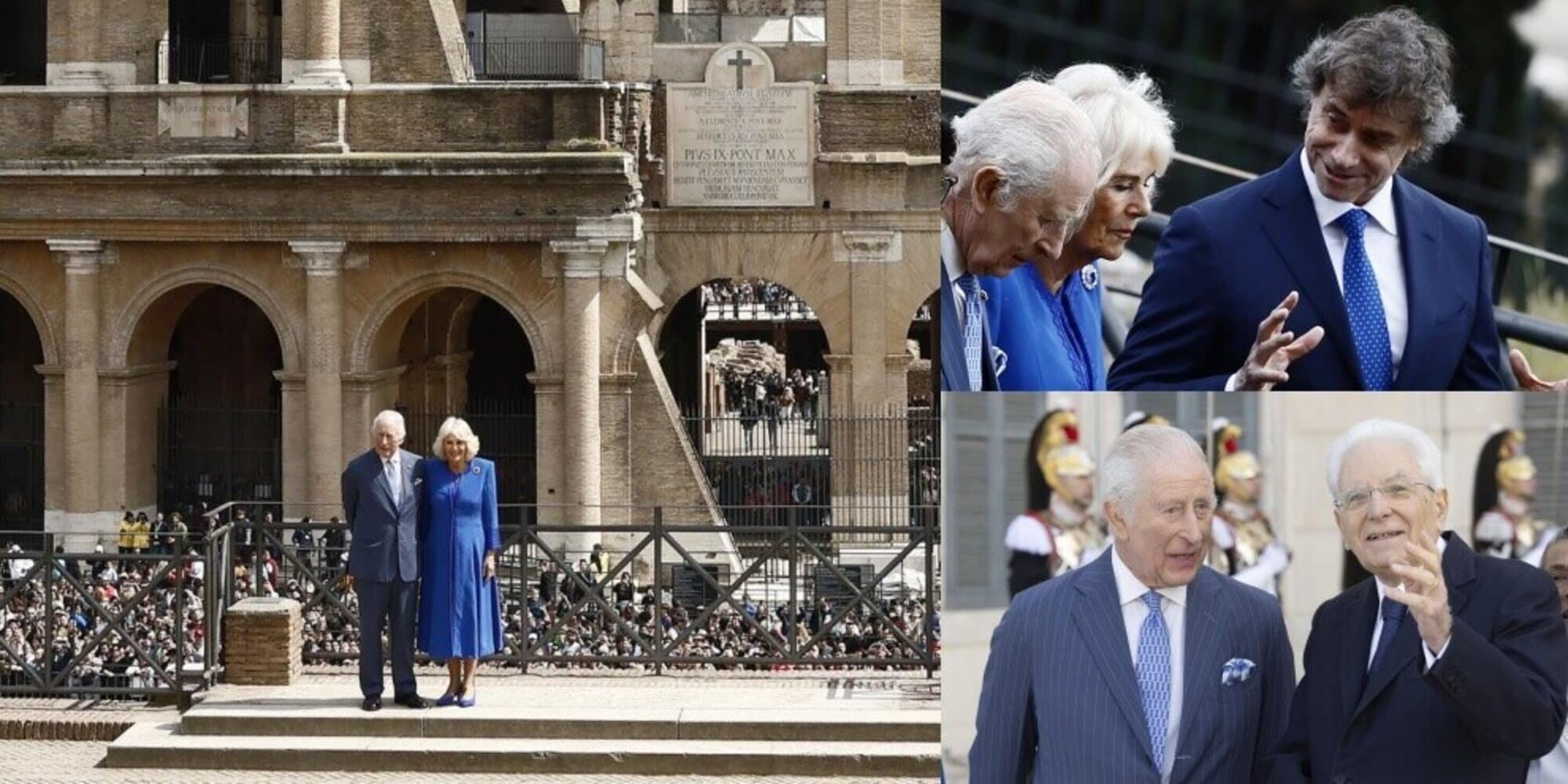 Re Carlo con Camilla a Roma: tutte le foto della visita