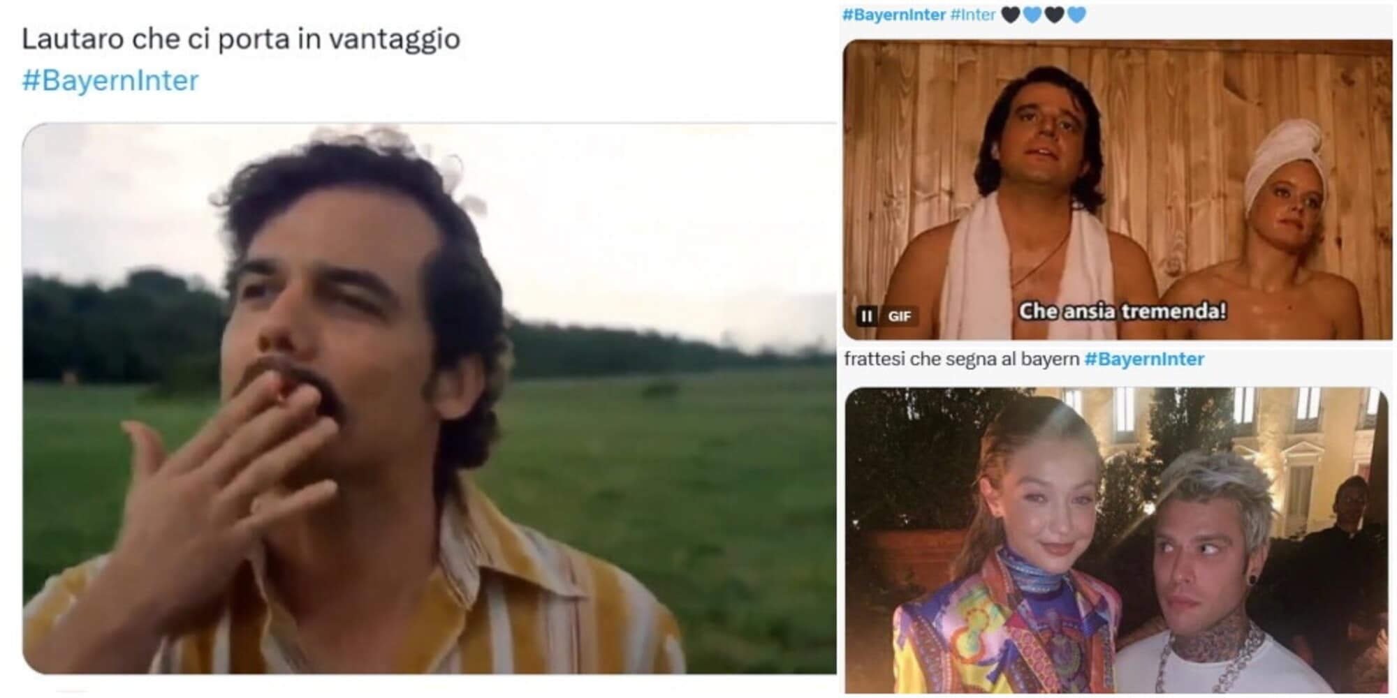 Estasi Inter dopo la paura, Bayern ko: sui social esplode l'ironia