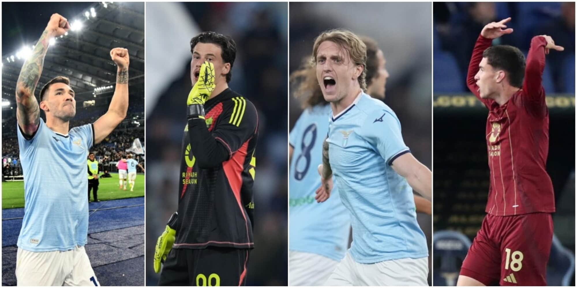 Lazio-Roma 1-1, le pagelle: Romagnoli show, Svilar decisivo