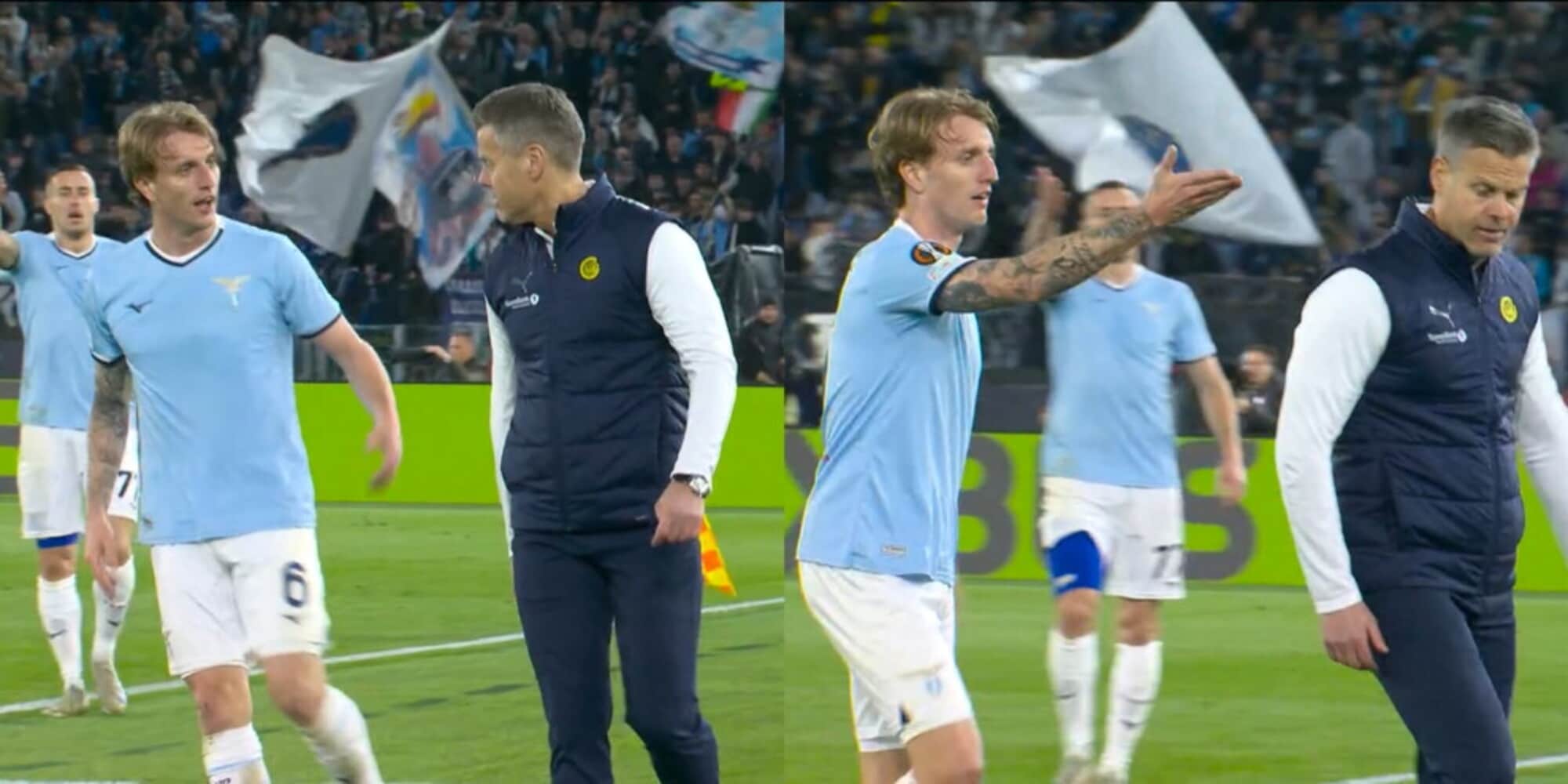 Il gesto antisportivo dell'allenatore del Bodo scatena la reazione di Rovella