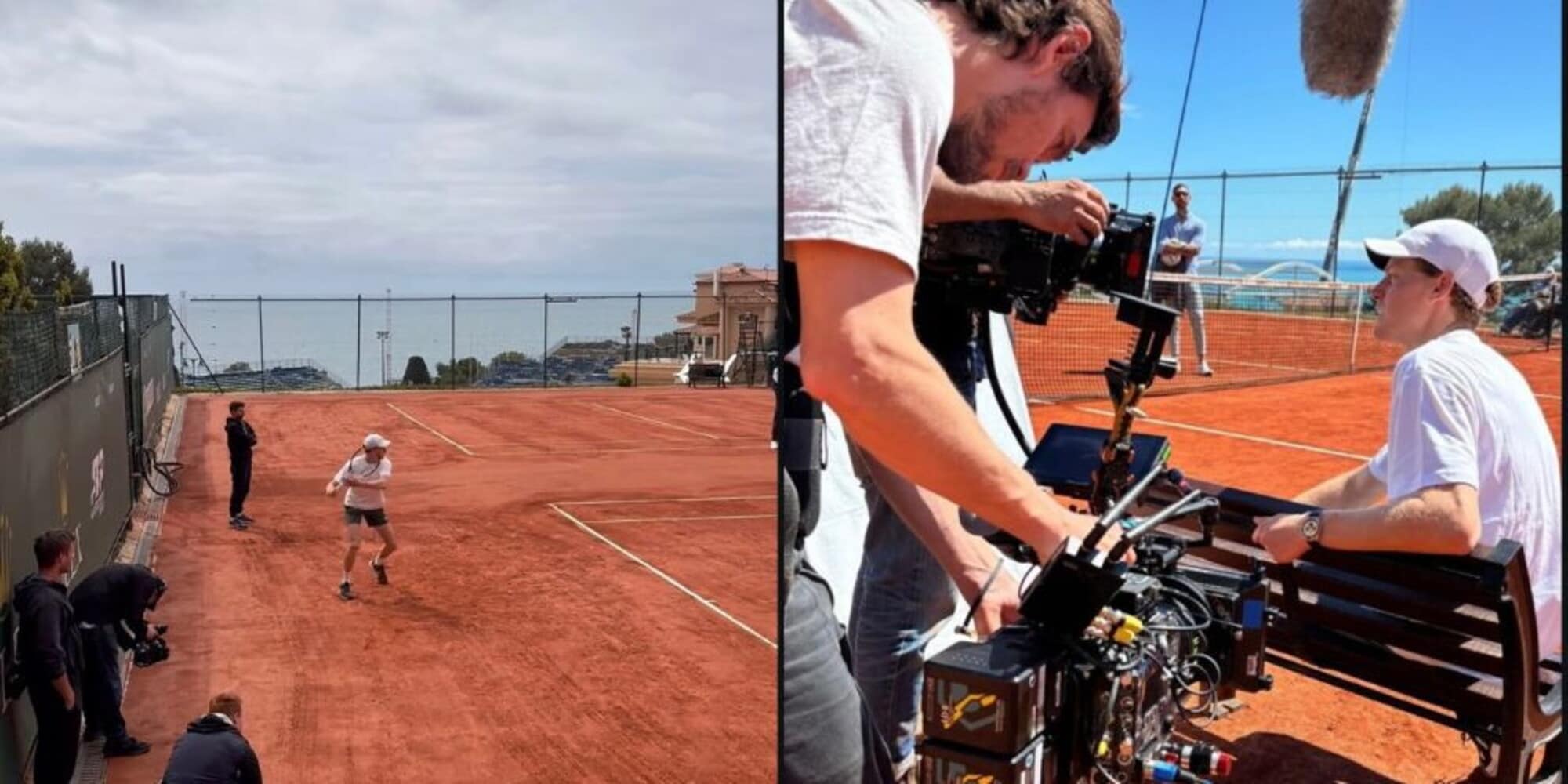 Amici, team, sorrisi e tanto tanto tennis: le foto di Sinner al lavoro a Pasqua, ecco con chi era