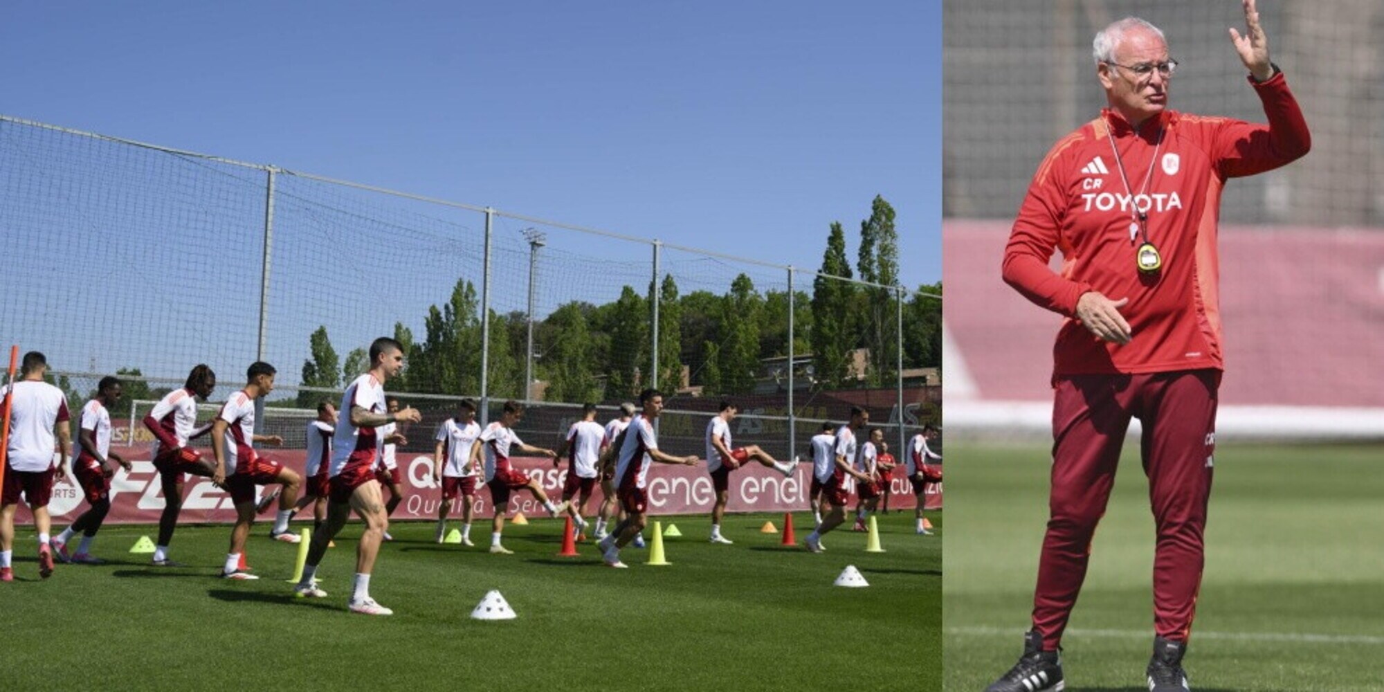 La Roma ritrova Saud e prepara il big match contro l'Inter