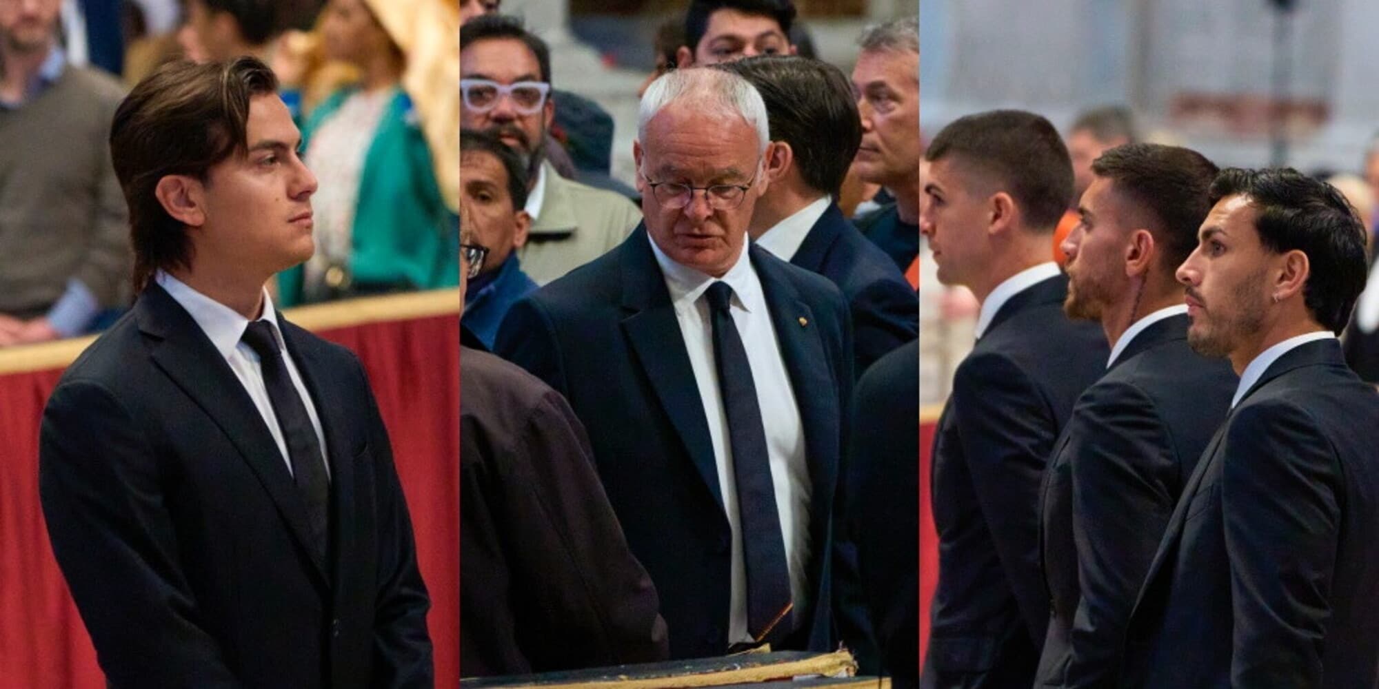 La Roma in Vaticano: Ranieri e la squadra omaggiano Papa Francesco