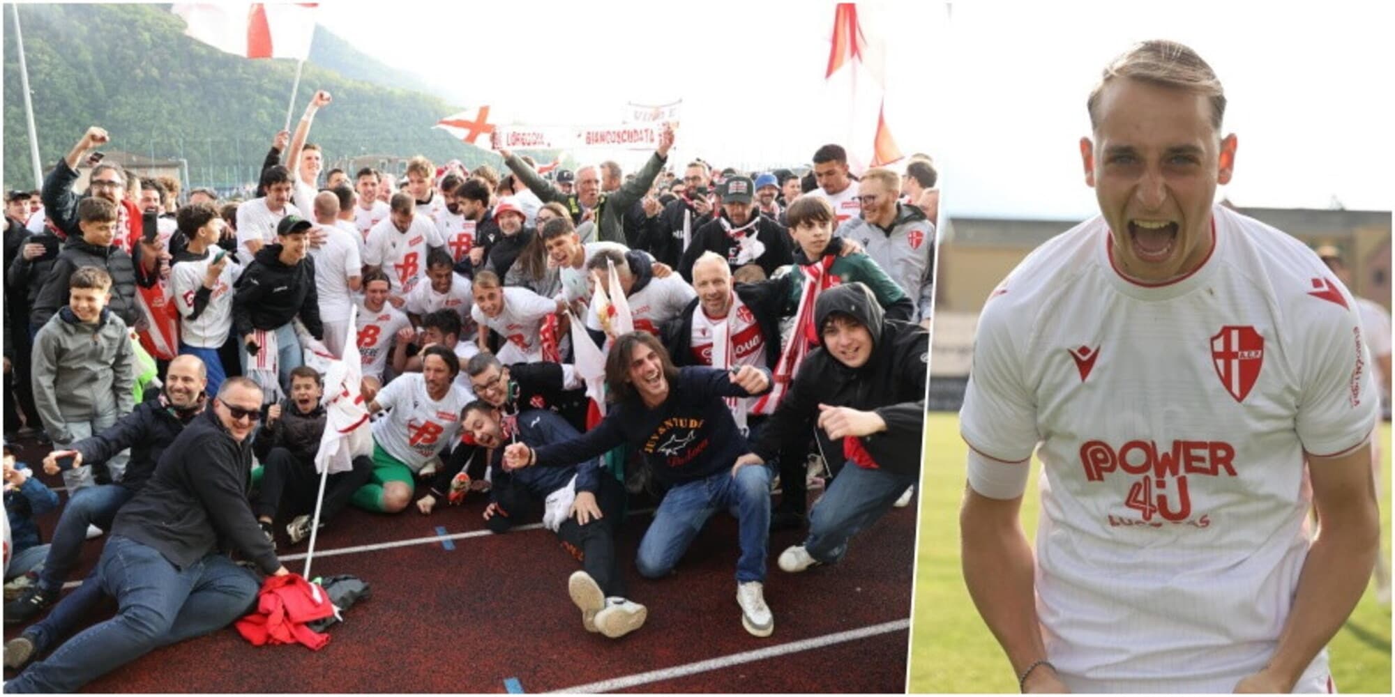 Padova promosso in Serie B: che festa con i tifosi a Lumezzane!