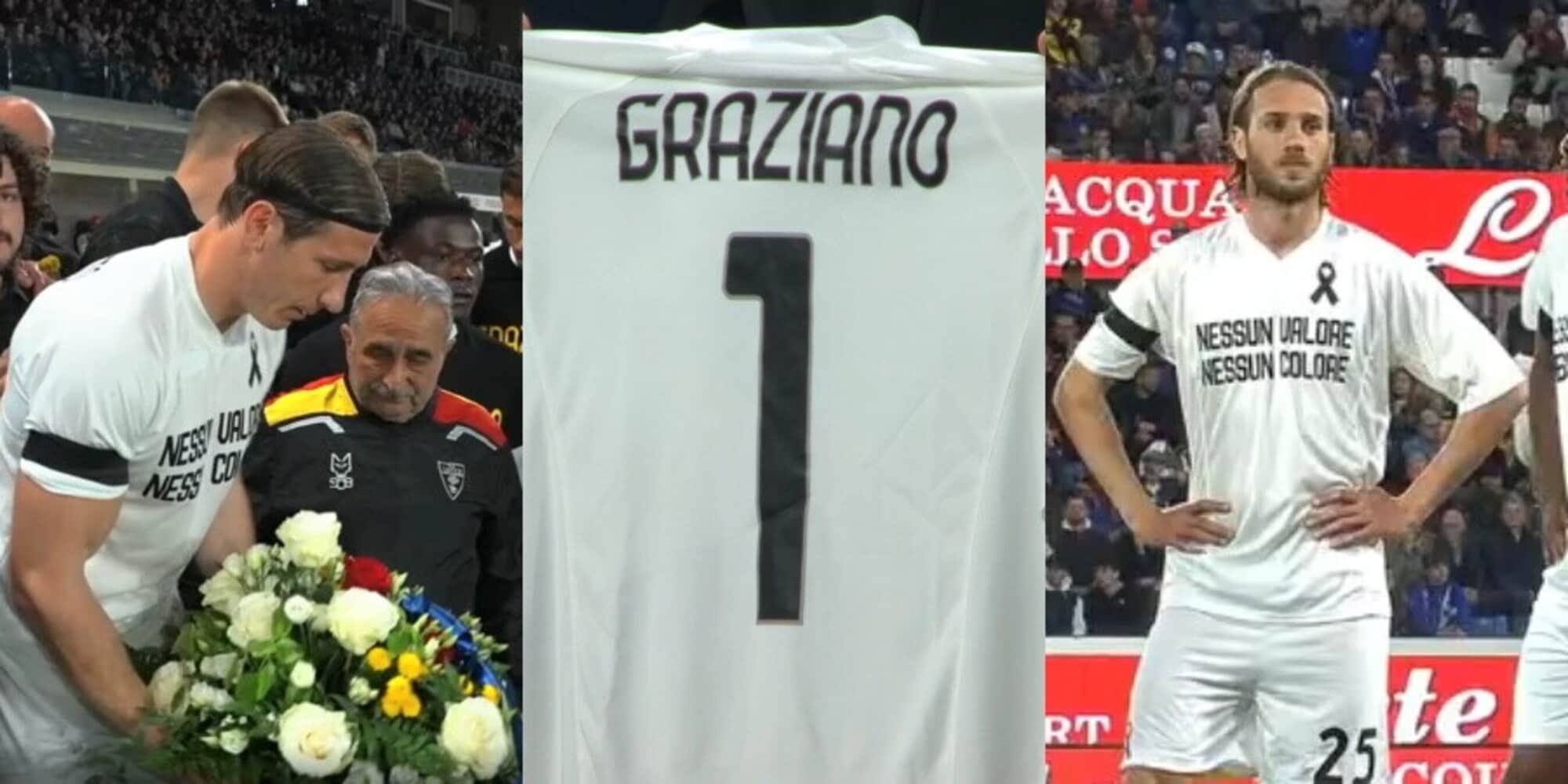 Lecce in campo con la maglia senza colori, stemmi e loghi: "Nessun valore, nessun colore"