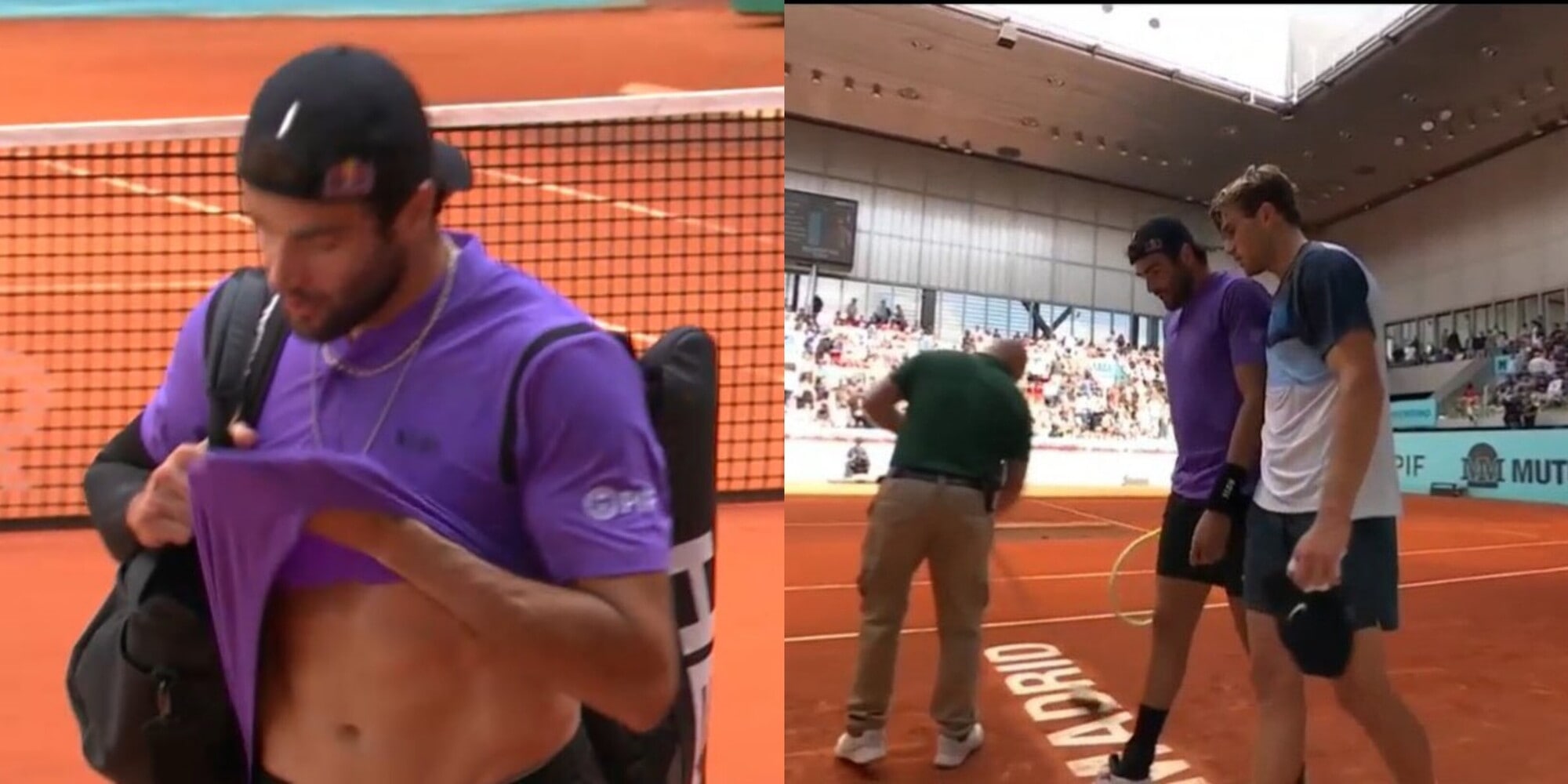 Infortunio Berrettini a Madrid, si ritira dopo il primo set con Draper: salta Roma? Cos'è successo
