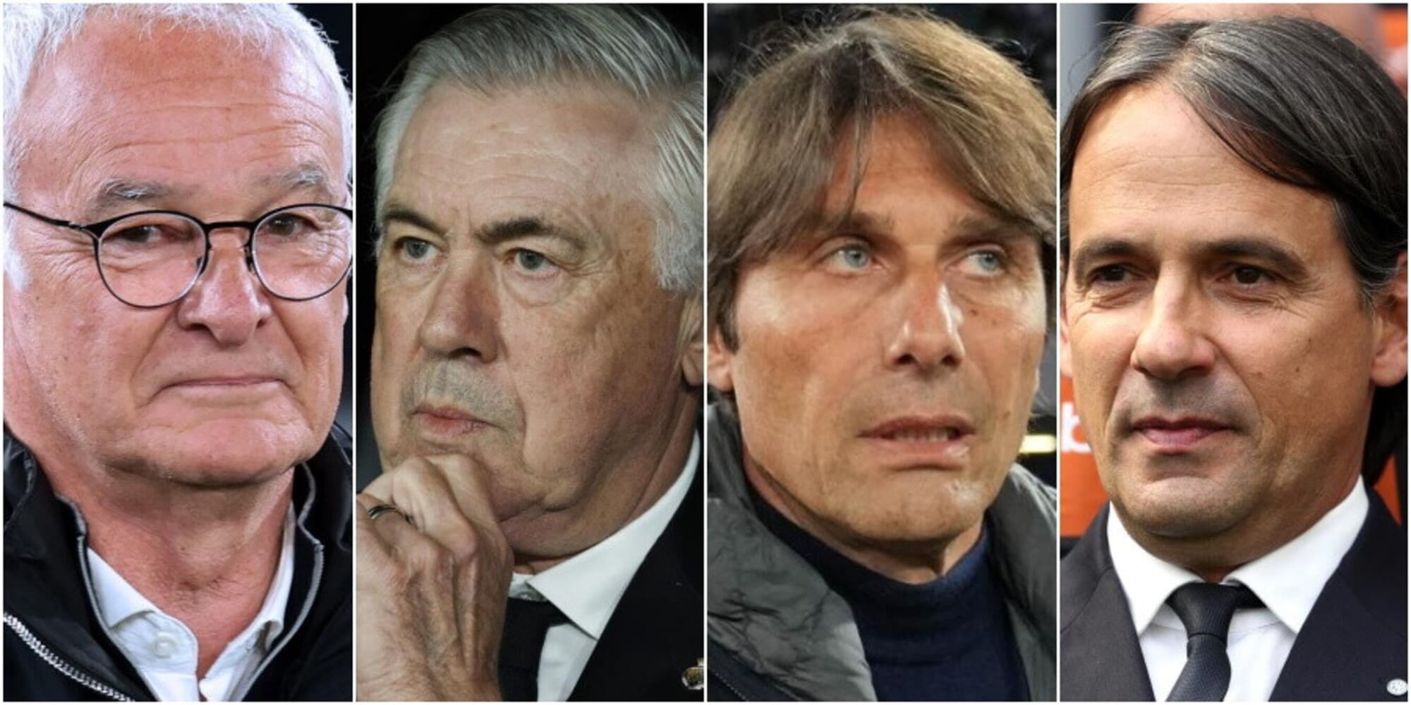 Allenatori italiani in Champions: Inzaghi e Ranieri tra i migliori insieme ad Ancelotti