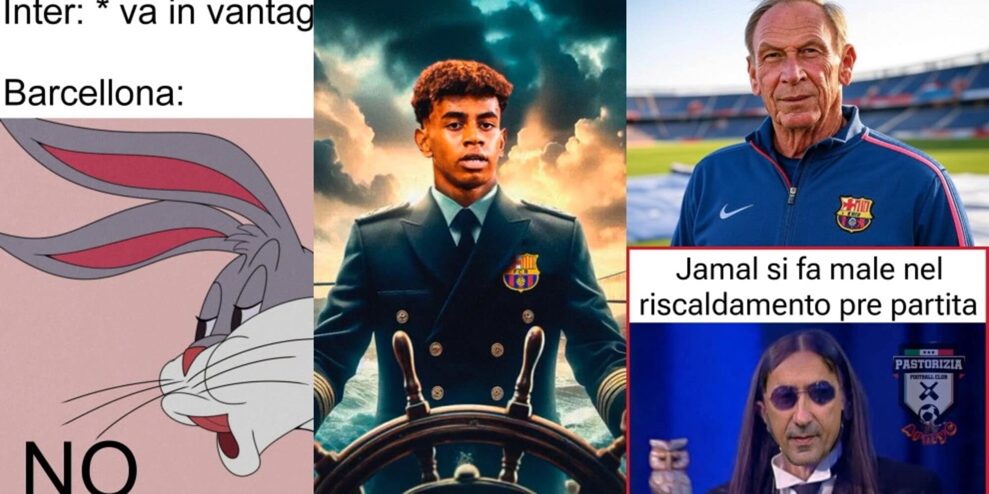 Pazza Inter Yamala: social scatenati tra meme e ironie dopo il pari tra Barcellona e Inter