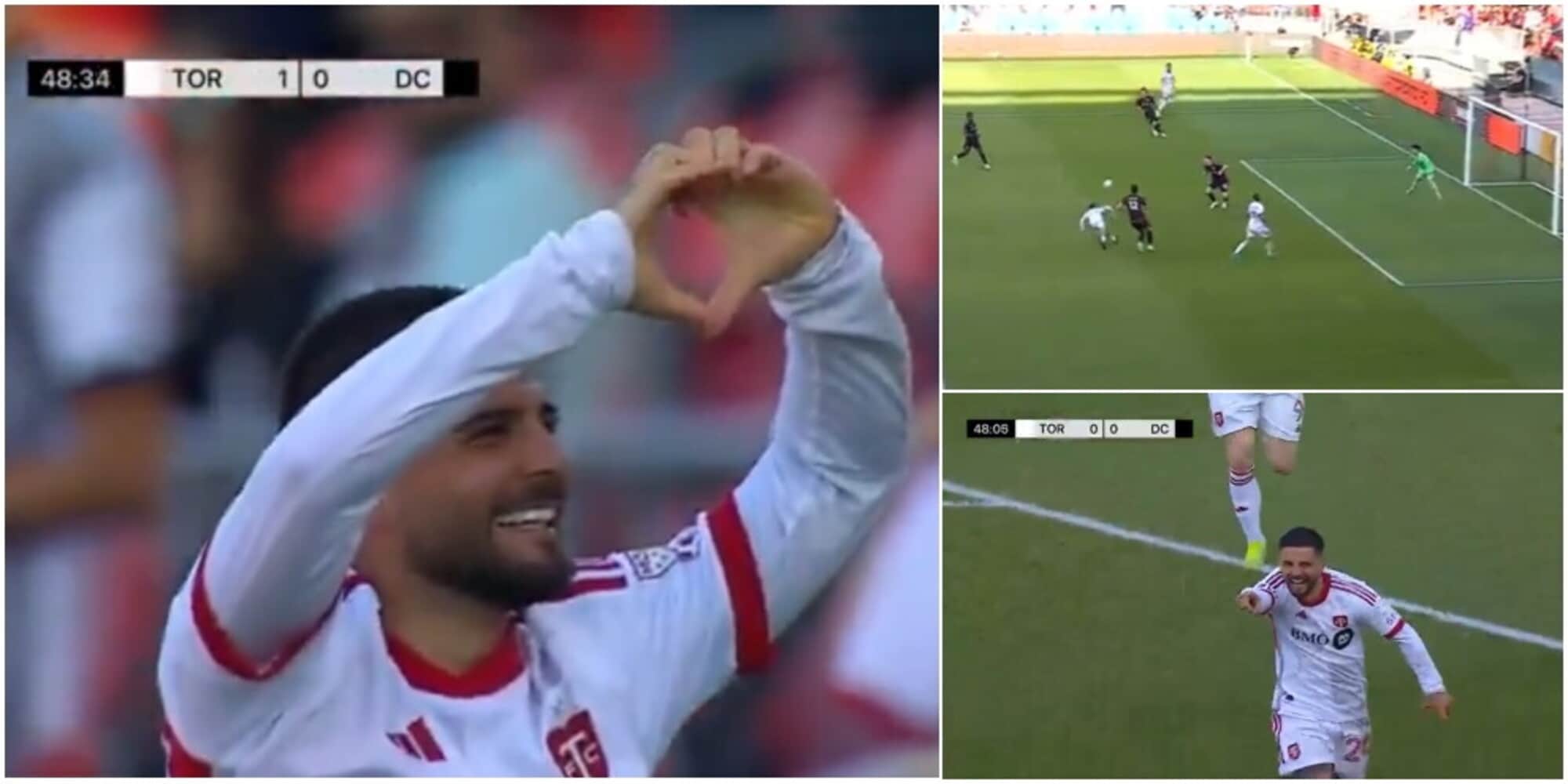 Insigne che gol: il colpo di testa in tuffo fa impazzire Toronto